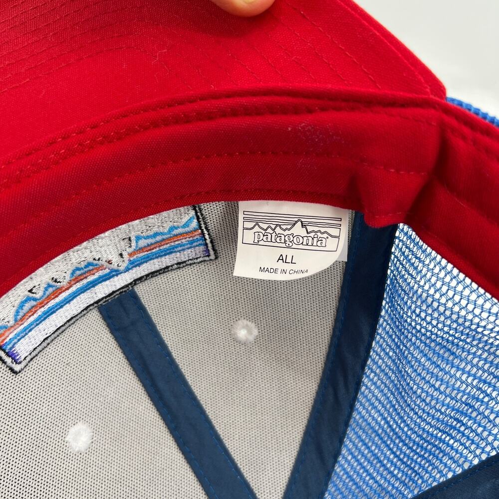 Patagonia Hat Mens One Size Mesh Back Adjustable Snapback Trucker Baseball Cap - Picture 9 of 13